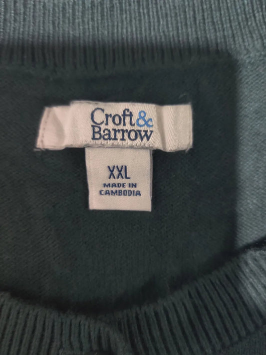 Croft & Barrow Women Cotton Green Sweater 2XL – Preloved Labels (view 2)