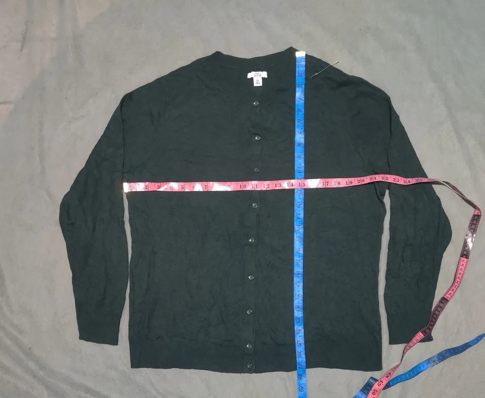 Croft & Barrow Women Cotton Green Sweater 2XL – Preloved Labels (view 4)