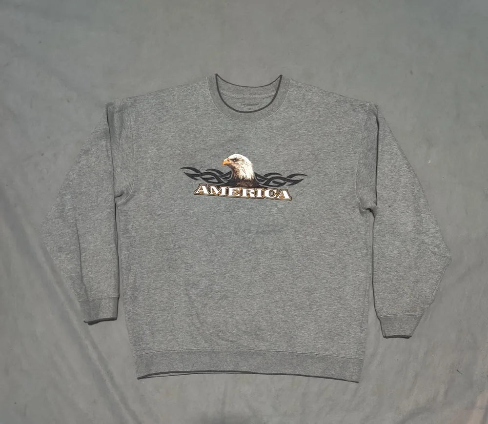Croft & Barrow Men Cotton Fleece Gray Sweatshirt M – Preloved Labels (view 2)