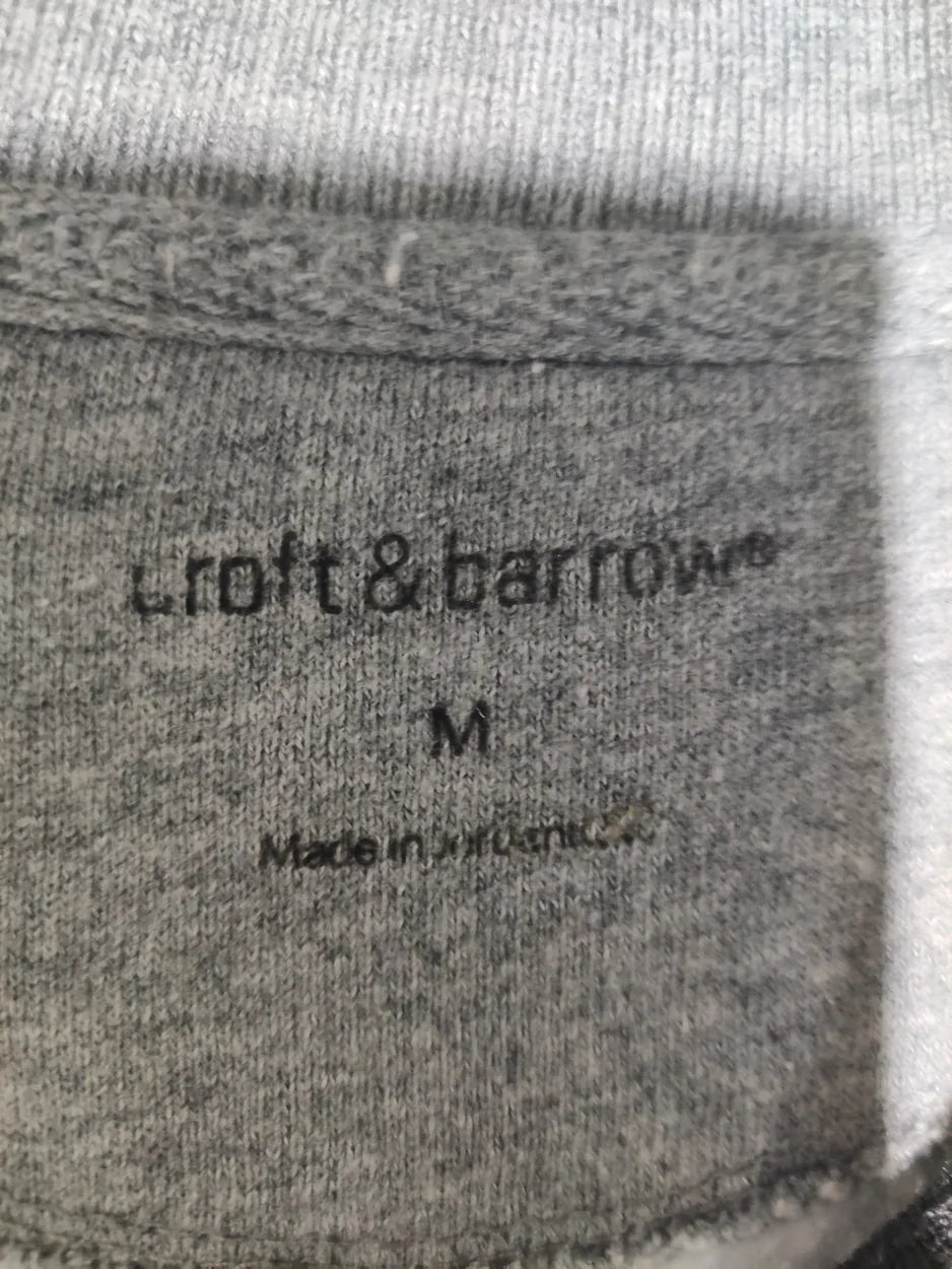 Croft & Barrow Men Cotton Fleece Gray Sweatshirt M – Preloved Labels (view 3)