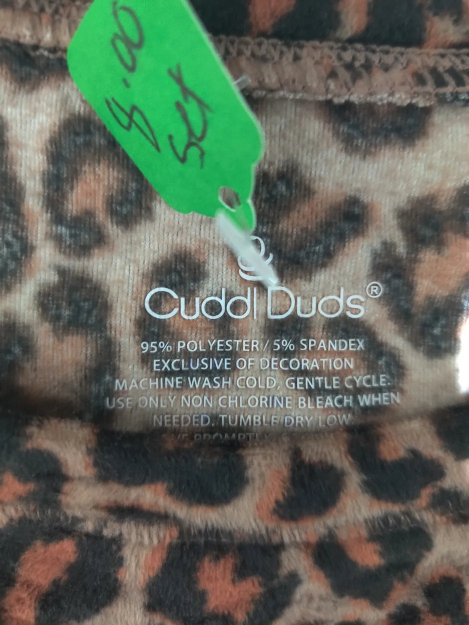 Cuddl Duds Women Brown Animal Print Tracksuit M – Preloved Labels (view 2)