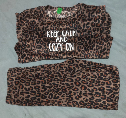 Cuddl Duds Women Brown Animal Print Tracksuit M – Preloved Labels (view 7)