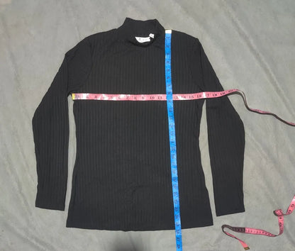 D & Co Women Polyester Black Sweater S – Preloved Labels (view 4)