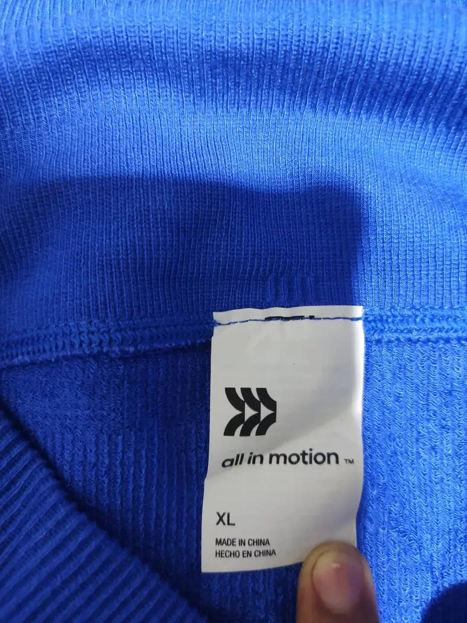 All In Motion Women Blue Sport Tights – Preloved Labels (view 3)