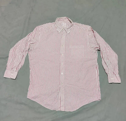 Aroors Brothers Men Cotton Red Shirt L – Preloved Labels (view 2)