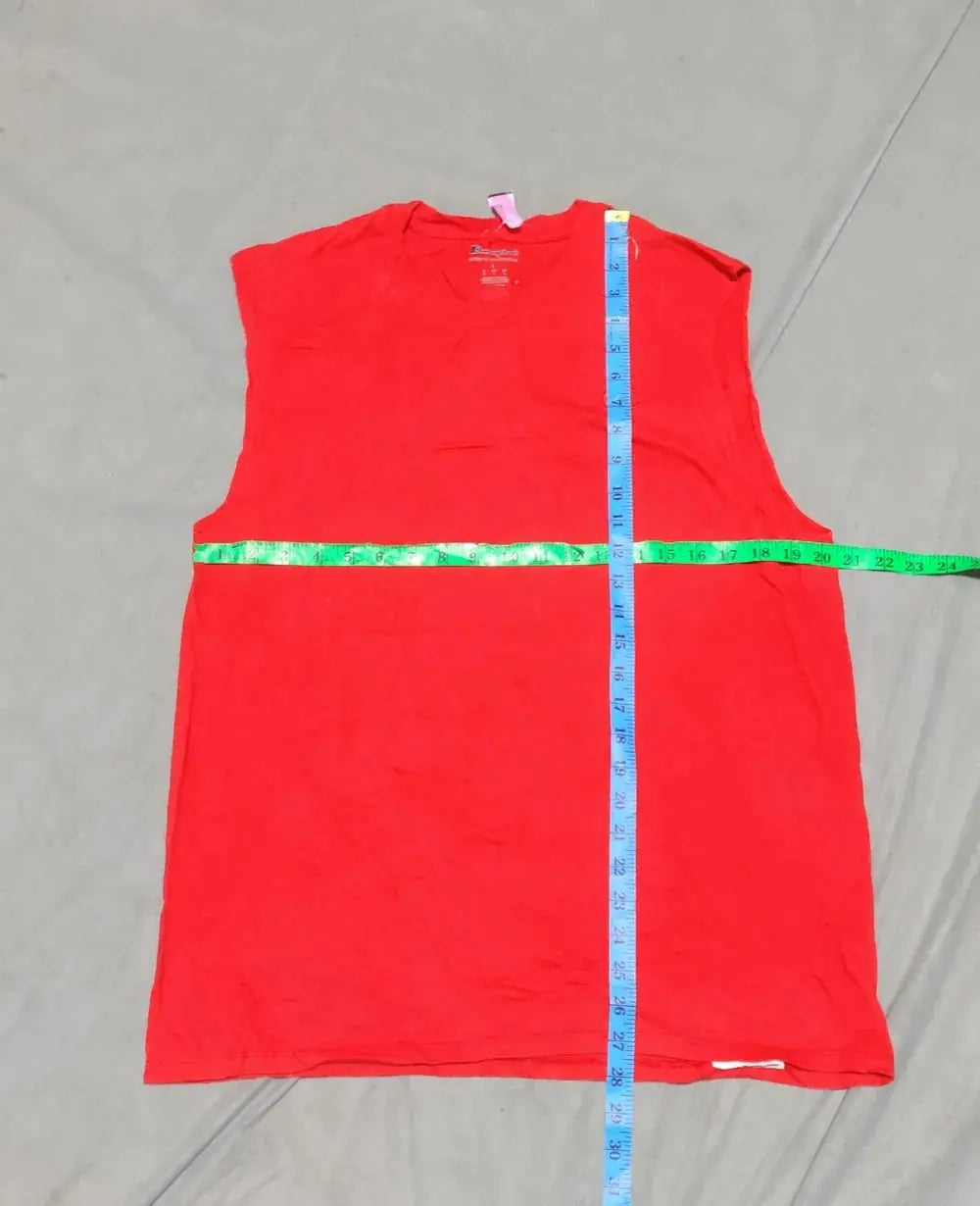 Champion Men Cotton Red Vest T Shirt L – Preloved Labels (view 4)