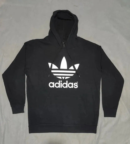 Adidas Men Cotton Fleece Black Hoodie M – Preloved Labels (view 2)