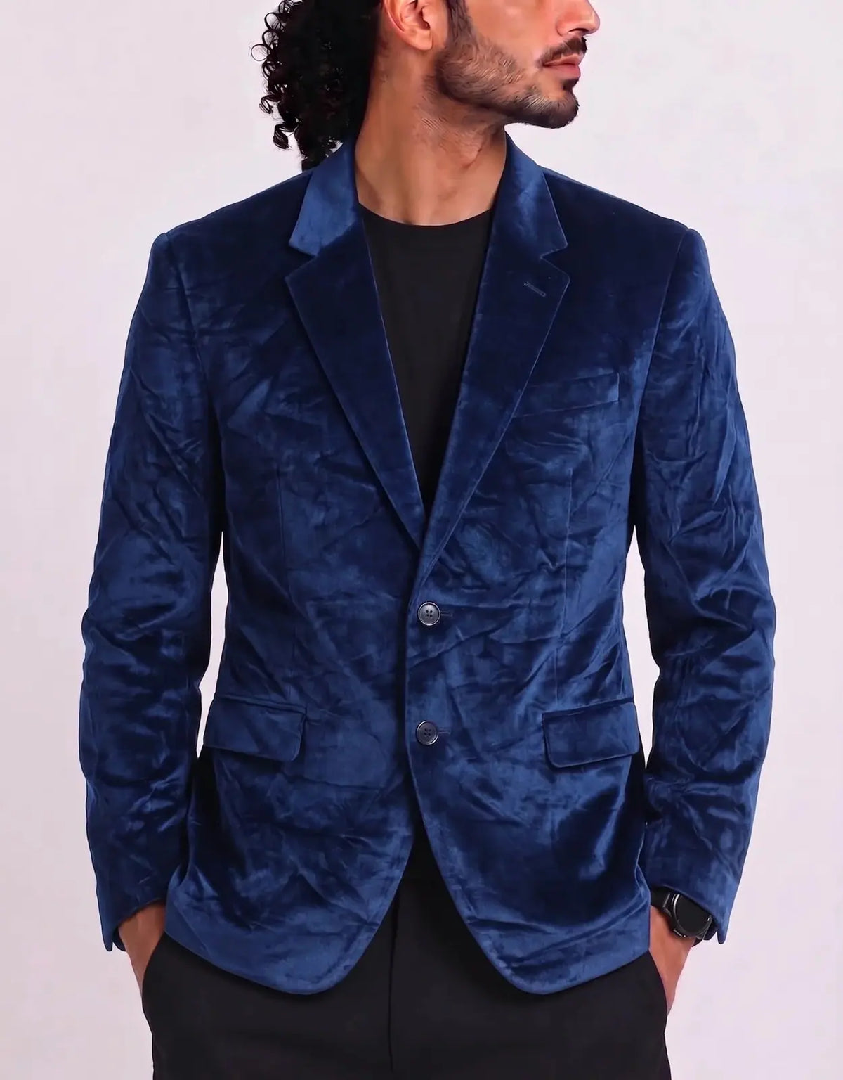 Paul Smith Men Valvet Blue Coat S – Preloved Labels