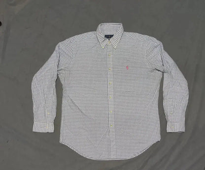 Polo Ralph Lauren Men Cotton Blue Shirt L – Preloved Labels (view 2)