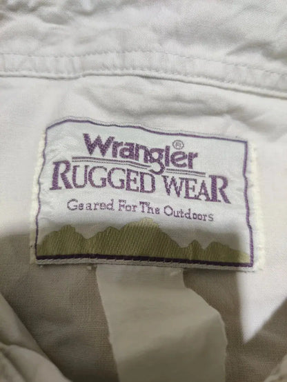 Wrangler Men Cotton Cream Shirt L – Preloved Labels (view 3)