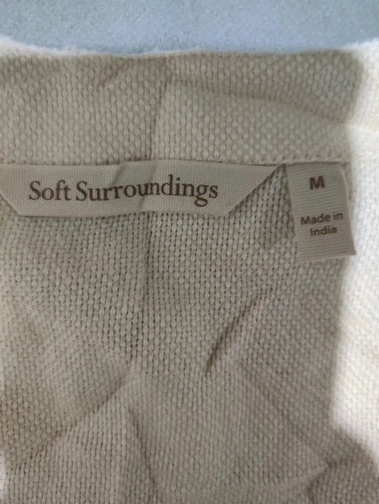 Soft Surrounding Women Cotton Cream Sweater M – Preloved Labels (view 2)