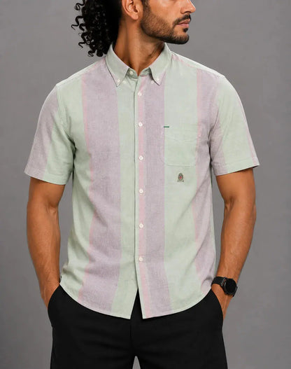 Tommy Hilfiger Men Cotton Green Shirt M – Preloved Labels