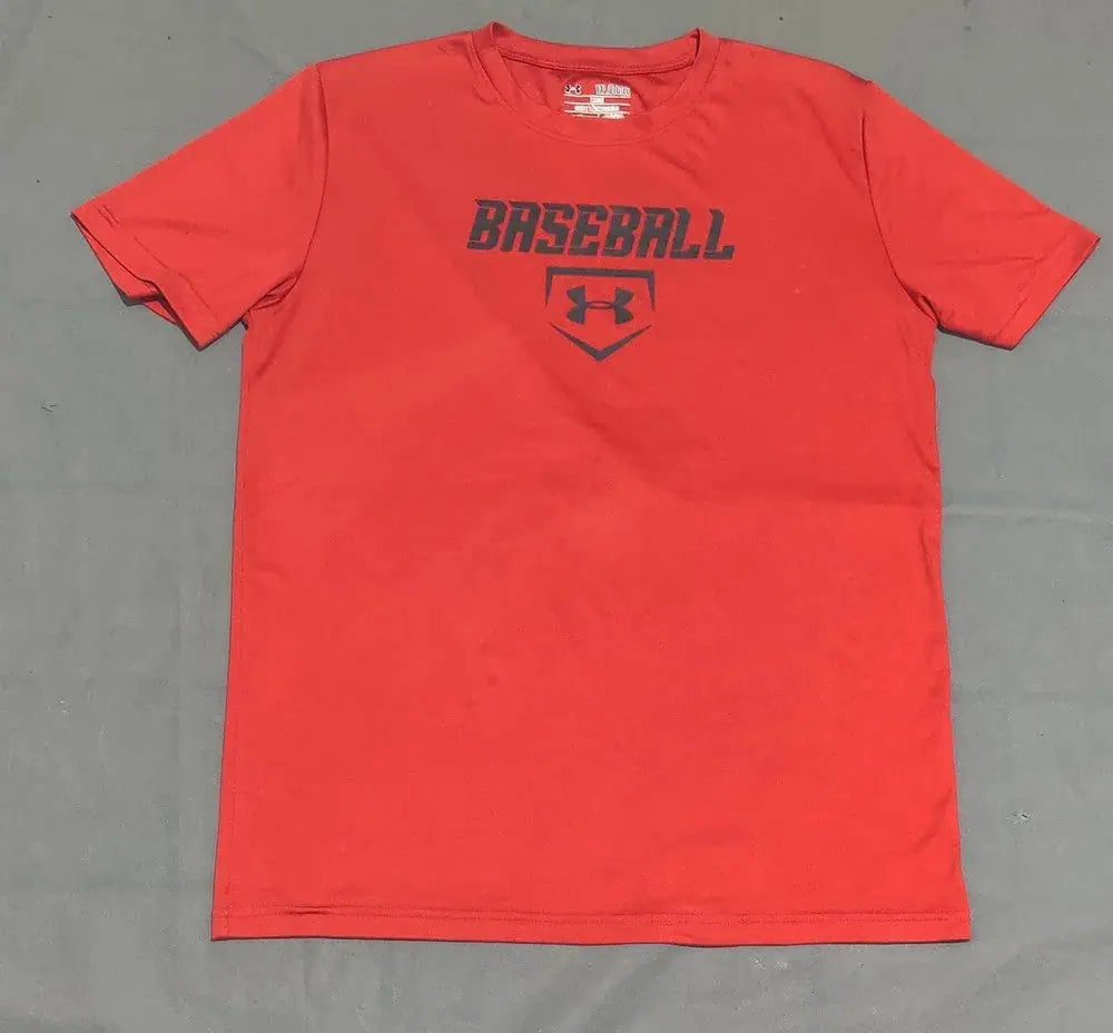 Under Armour Women Sport Red T Shirt XL – Preloved Labels (view 2)