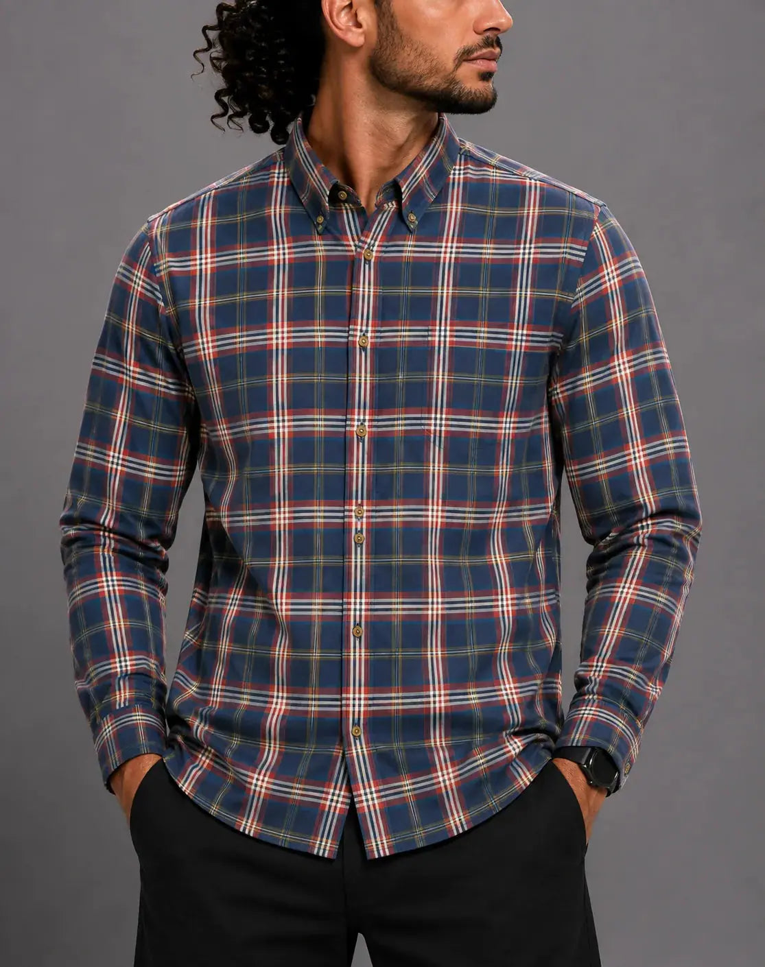 Aroors Brothres Men Cotton Blue Shirt XL – Preloved Labels