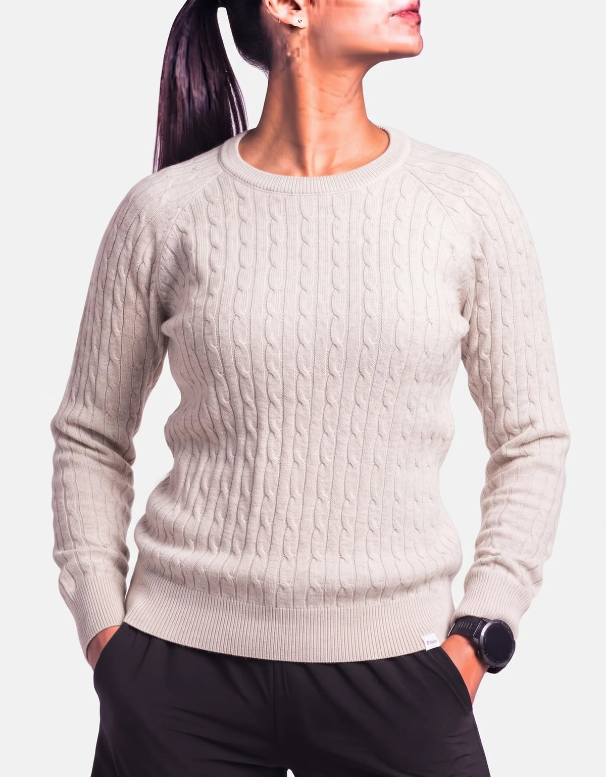 Daisy Women Viscose Cream Sweater M – Preloved Labels
