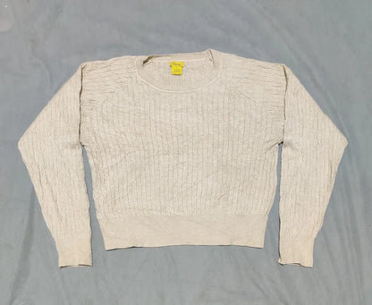 Daisy Women Viscose Cream Sweater M – Preloved Labels (view 3)
