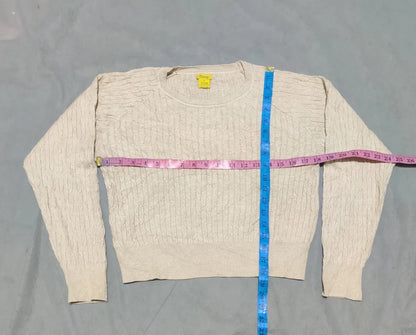 Daisy Women Viscose Cream Sweater M – Preloved Labels (view 4)