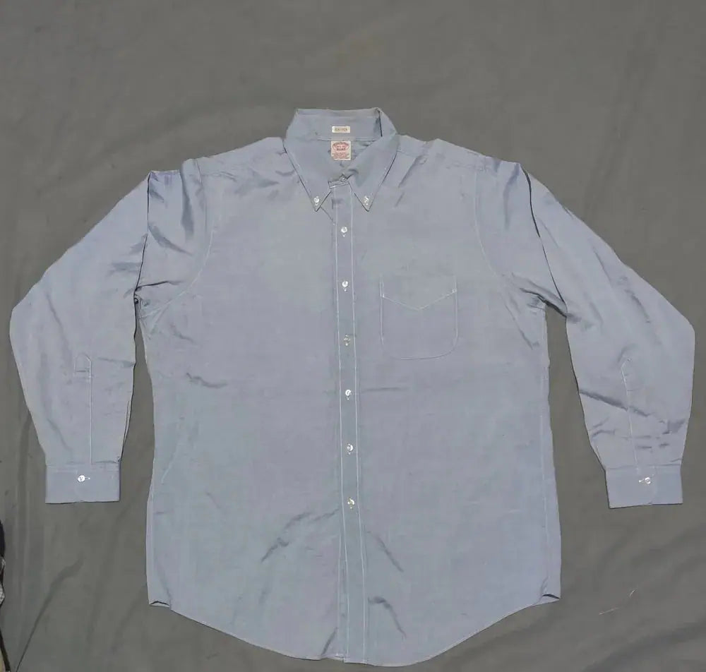 Aroors Brothers Men Cotton Blue Shirt XL – Preloved Labels (view 2)