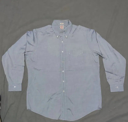 Aroors Brothers Men Cotton Blue Shirt XL – Preloved Labels (view 2)