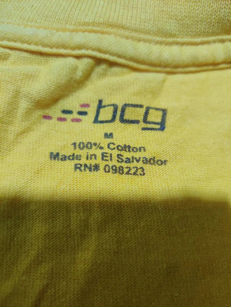 Bcg Men Cotton Yellow T Shirt M – Preloved Labels (view 3)