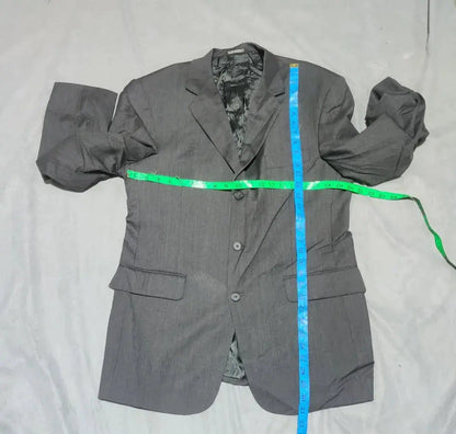 Stafford Men Cotton Gray Coat M – Preloved Labels (view 4)