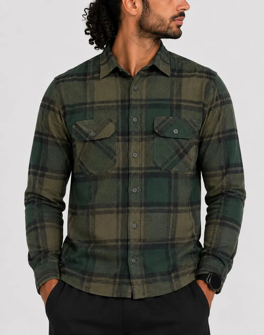 Anchorage Men Falalen Green Shirt L – Preloved Labels