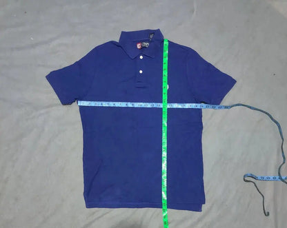Chaps Men Blue Cotton Polo T Shirt S – Preloved Labels (view 4)
