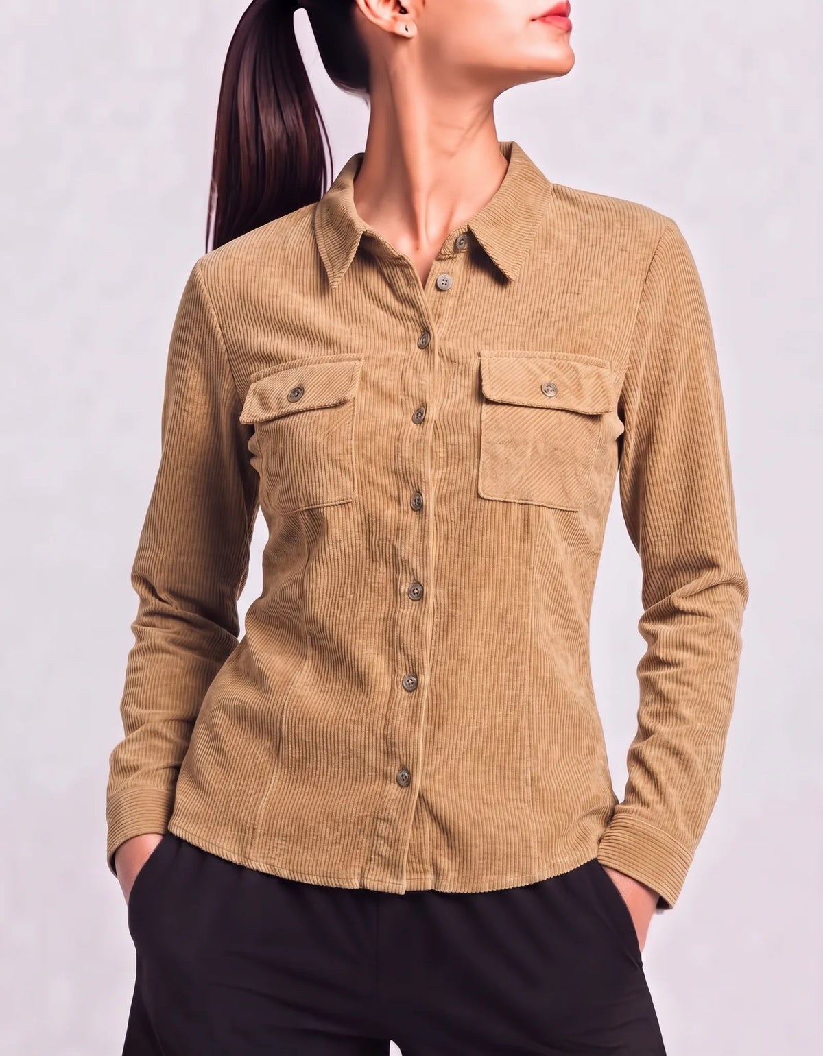 Democracy Women Polyester Brown Sweatshirt L – Preloved Labels