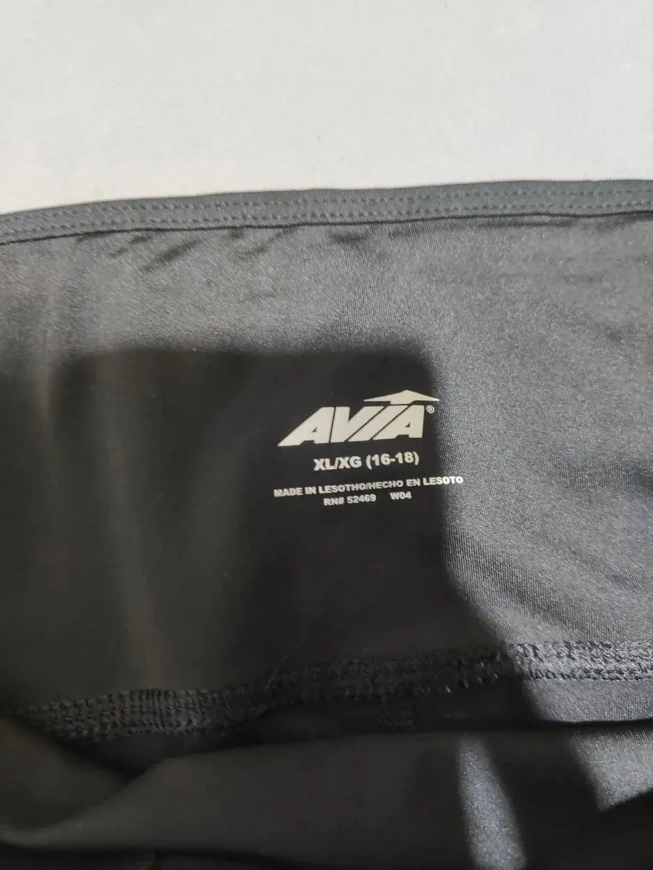Avia Women Black Sport Tights – Preloved Labels (view 3)