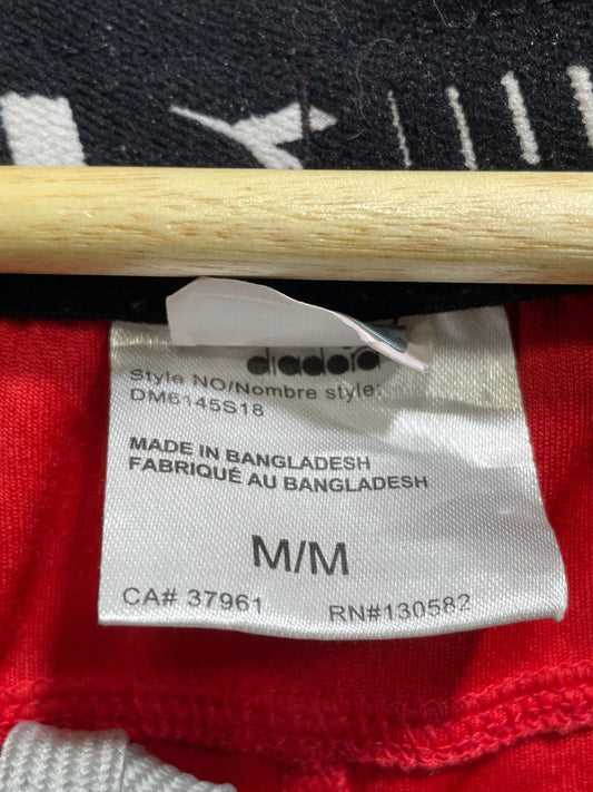 Diadora Red Sports Short For Men M - Preloved Labels