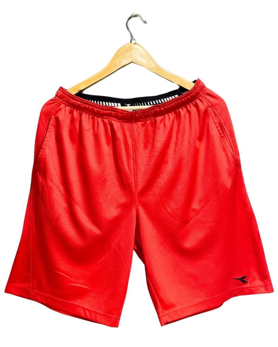 Diadora Red Sports Short For Men M - Preloved Labels