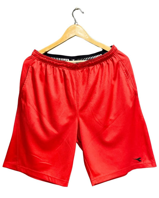 Diadora Red Sports Short For Men M - Preloved Labels