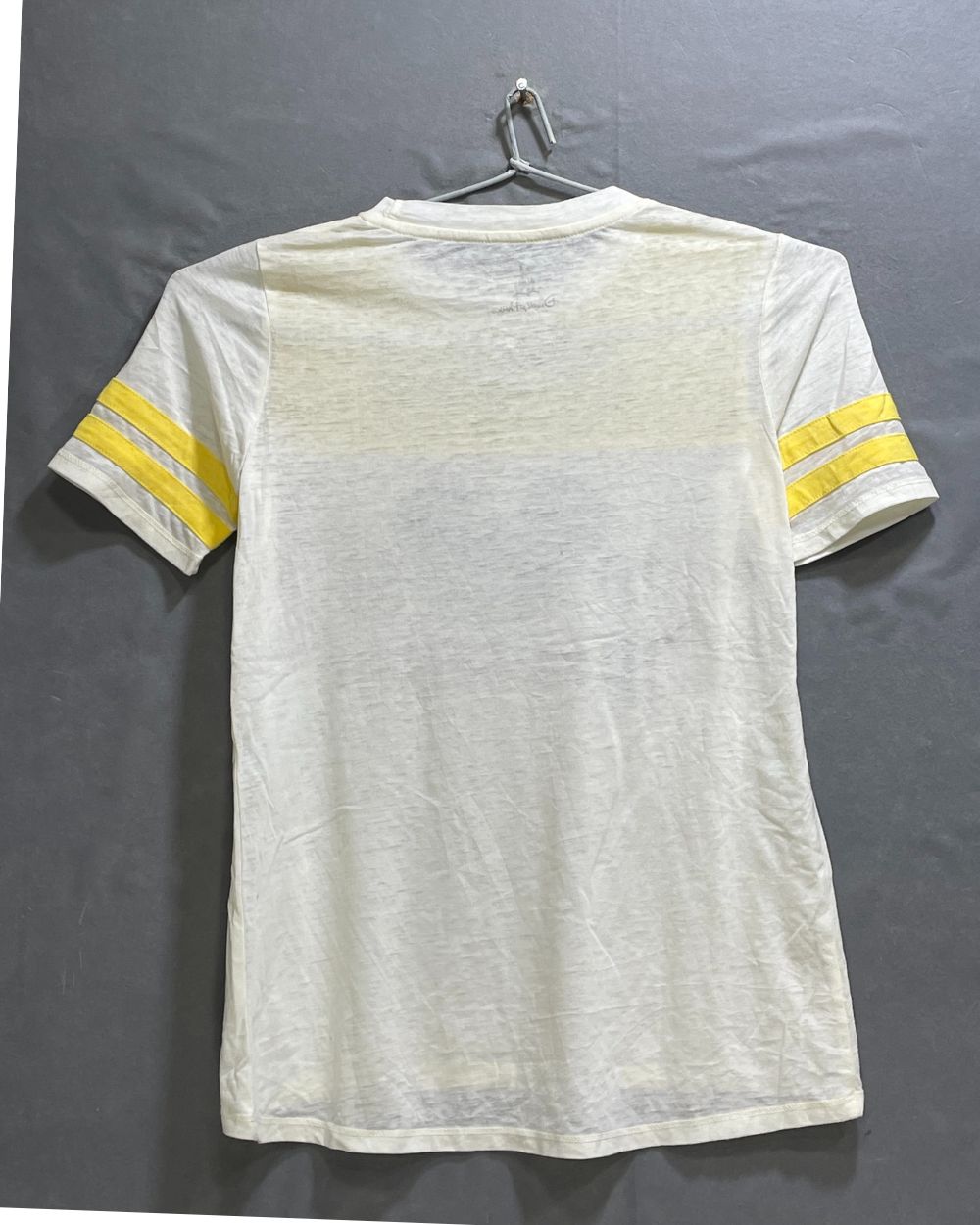 Disney White Polyester Jersey Sport For Women T Shirt Small - Preloved Labels