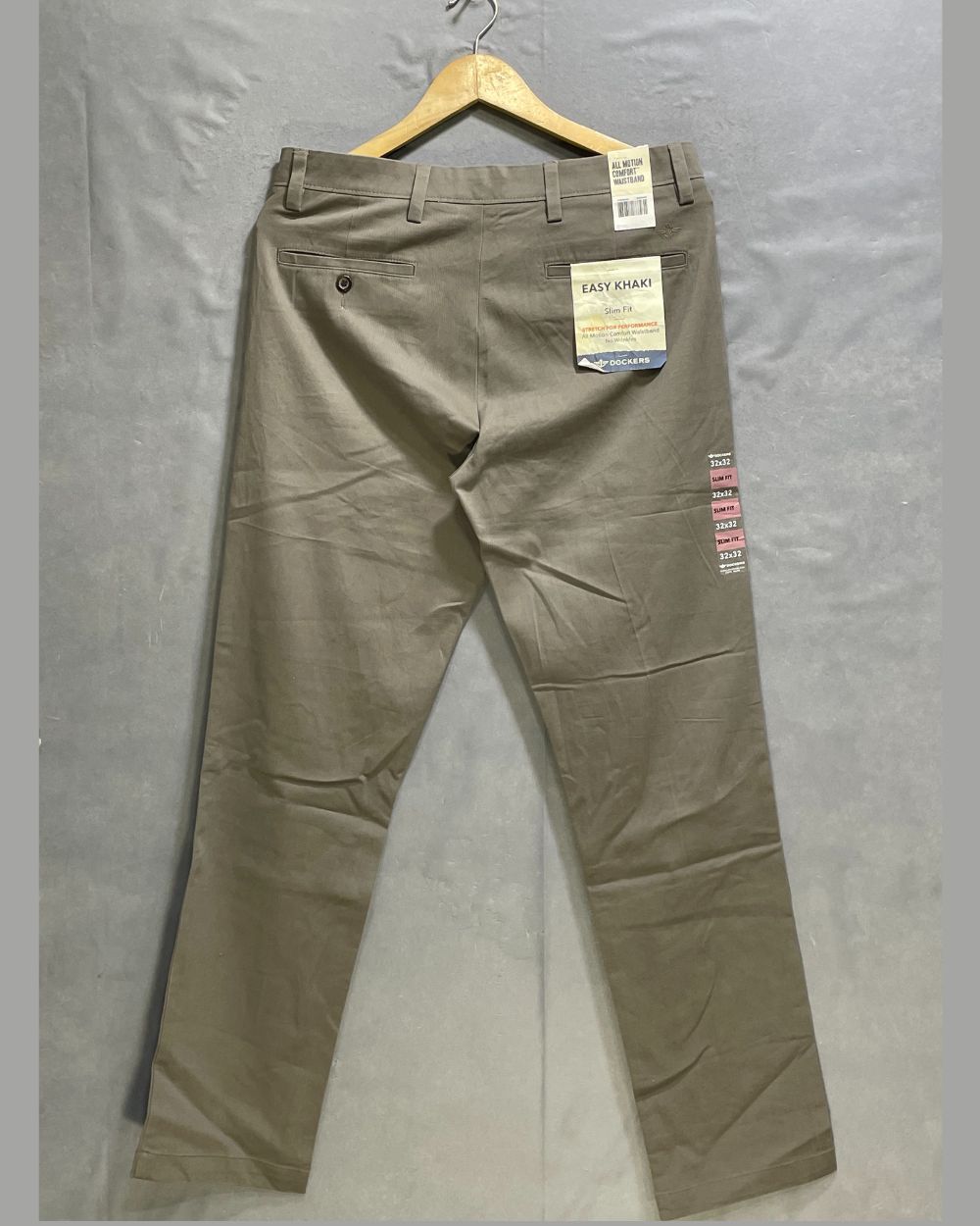 Dockers Brown Cotton Dress Pant For Men M - Preloved Labels