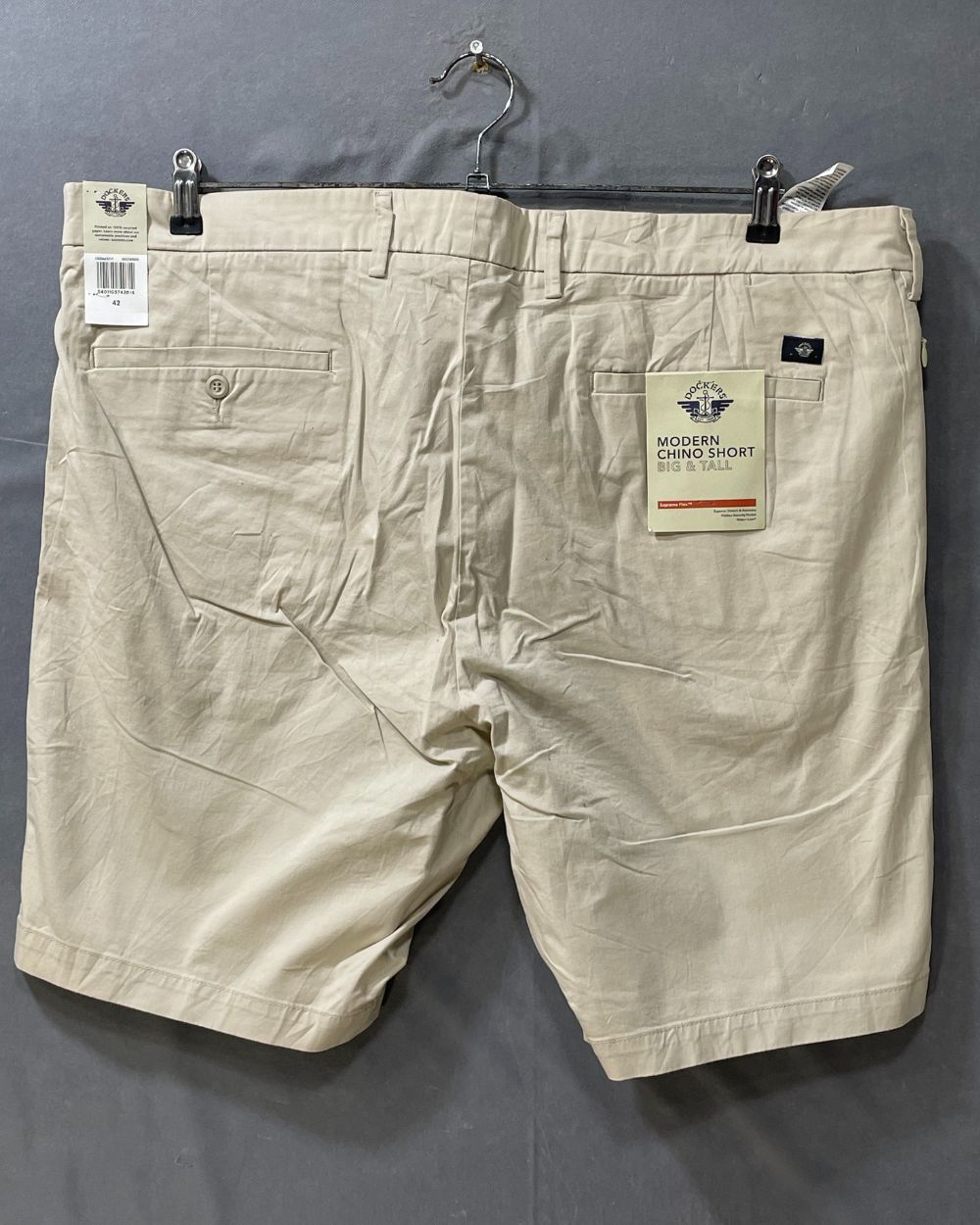 Dockers Cream Cotton Short For Men X Large - Preloved Labels