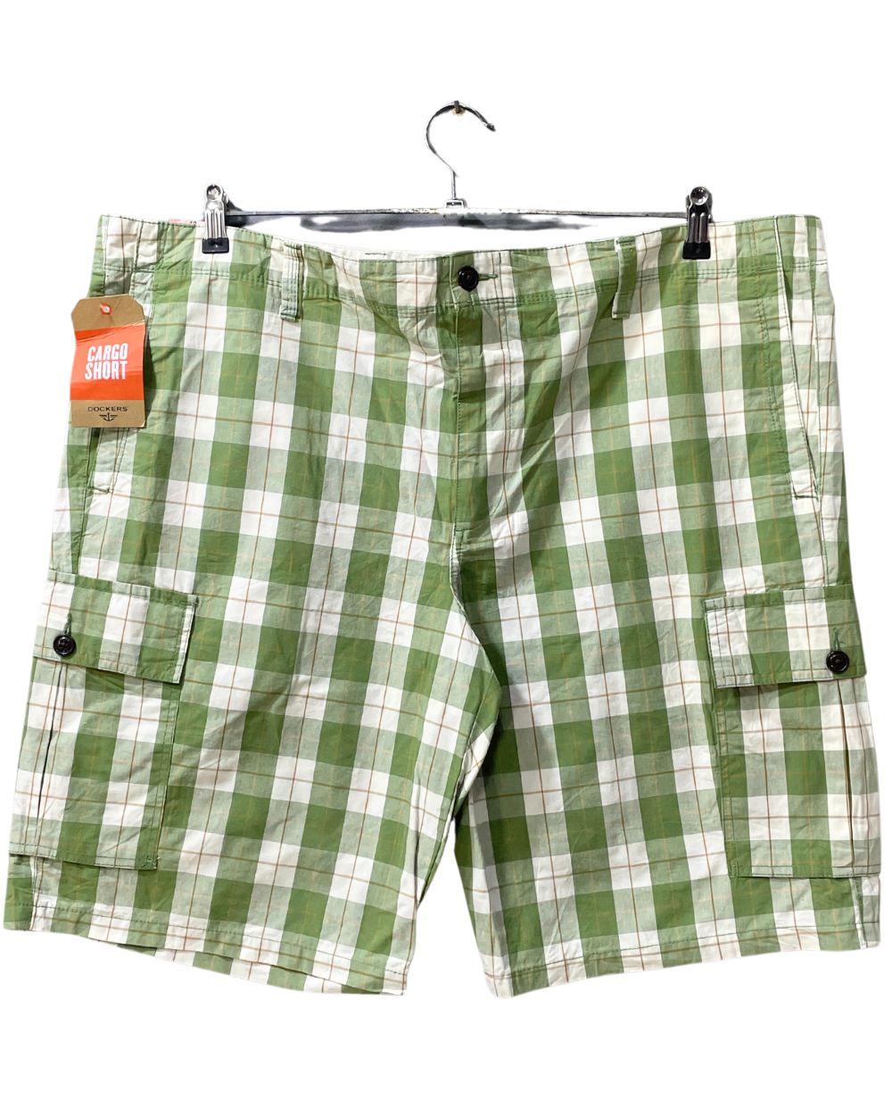 Dockers Green Cotton Short For Men XL - Preloved Labels