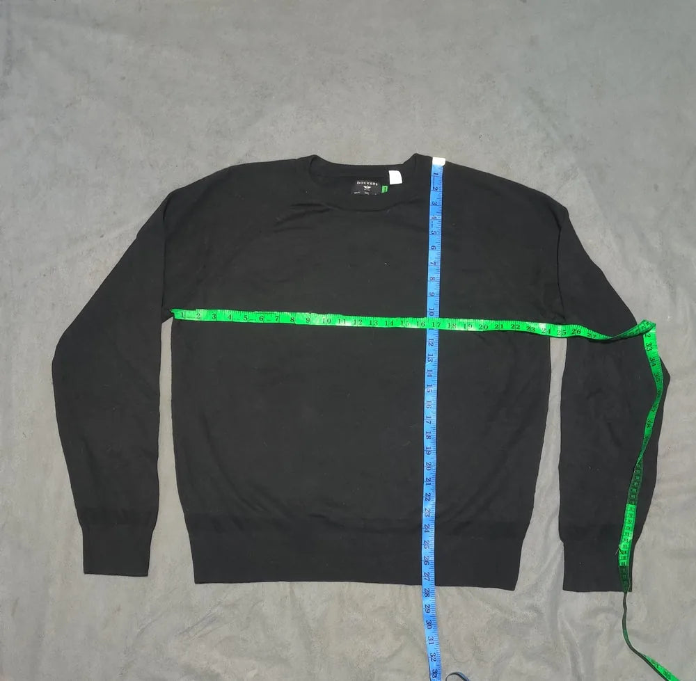 Dockers Men Cotton Fleece Black Sweatshirt 2XL – Preloved Labels (view 4)