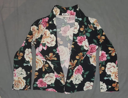 Doublju Women Black Floral Sweater XL – Preloved Labels (view 3)