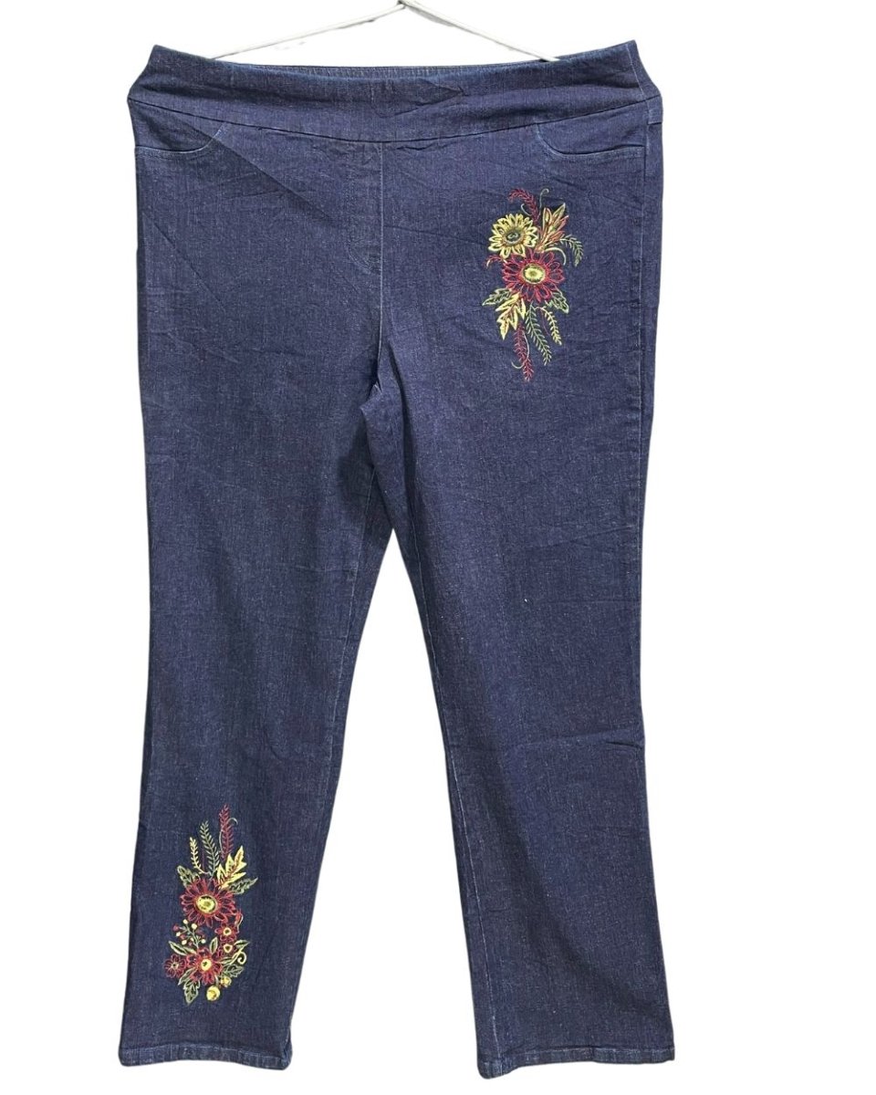 Draper & Damons Blue Denim Jeans For Women Pant Large - Preloved Labels