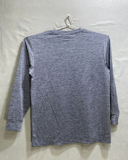 Dynasty Grey Polyester Jersey Sport For Women T Shirt Large - Preloved Labels