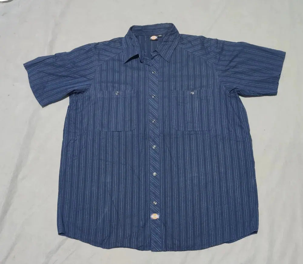 Dickies Men Cotton Blue Shirt XL – Preloved Labels (view 2)