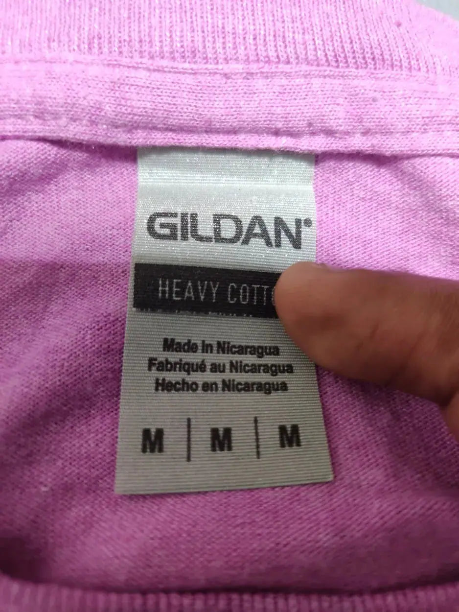 Gildan Men Cotton Pink T Shirt M – Preloved Labels (view 3)