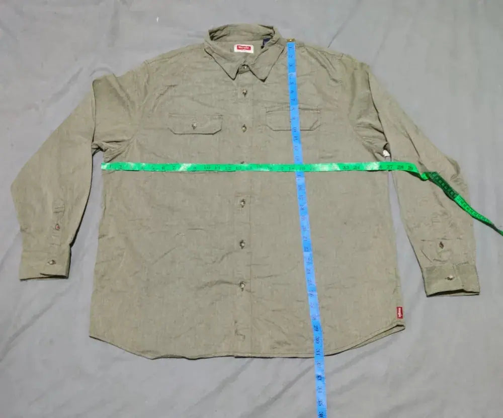 Wrangler Men Cotton Green Shirt XL – Preloved Labels (view 4)
