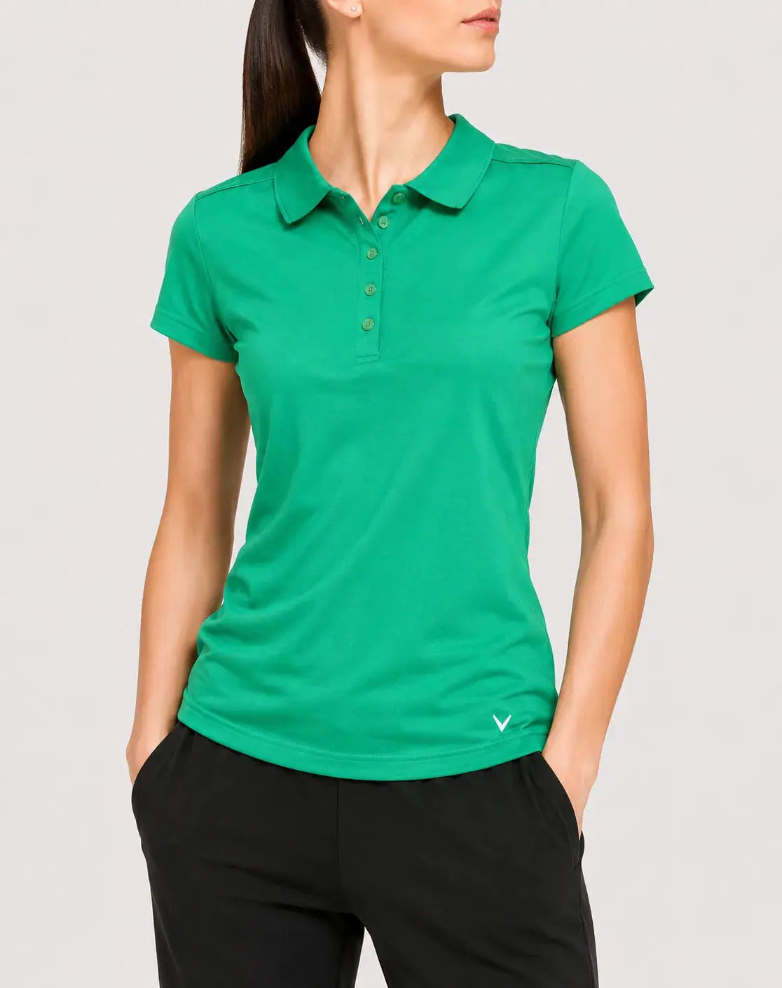 Callaway Women Green Sport Polo T Shirt – Preloved Labels
