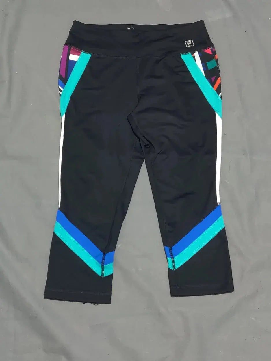 Fila Women Black Sport Tights – Preloved Labels (view 3)