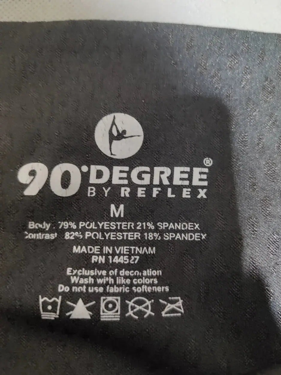 90 Degree Women Black Sport Tights – Preloved Labels (view 3)