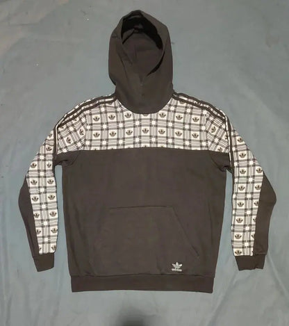 Adidas Men Cotton Fleece Brown Hoodie L – Preloved Labels (view 2)