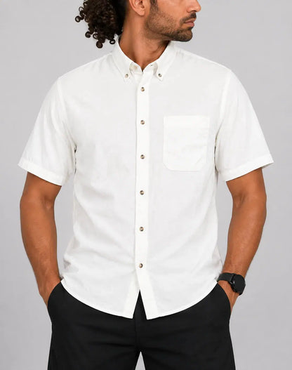 Wrangler Men Cotton White Shirt L – Preloved Labels
