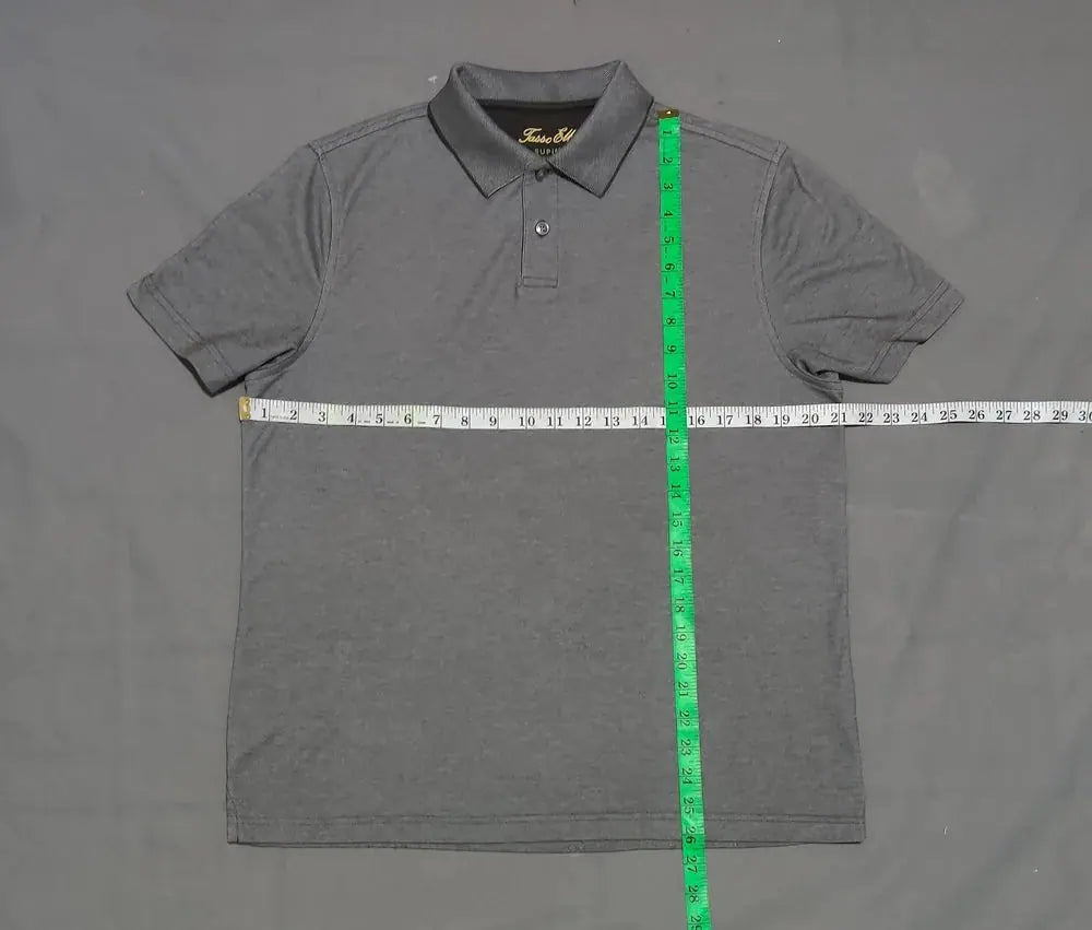 Fasso Elba Men Sport Gray Polo T Shirt M – Preloved Labels (view 4)