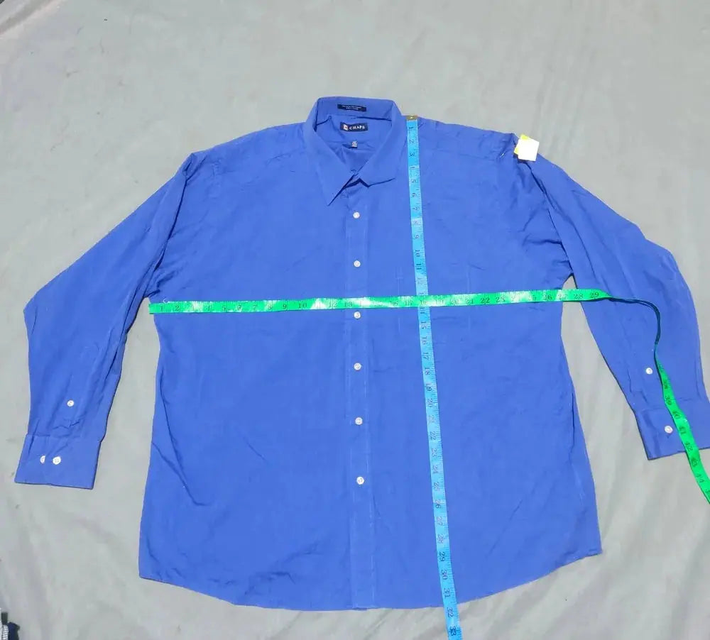 Chaps Men Cotton Blue Shirt 2XL – Preloved Labels (view 4)